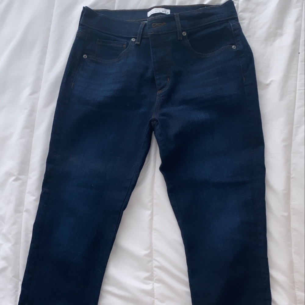 Ann Taylor loft sustainable dark jeans
